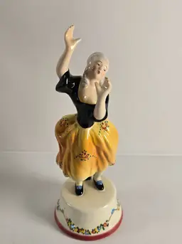 Vintage Italian Dancing Lady Figurine