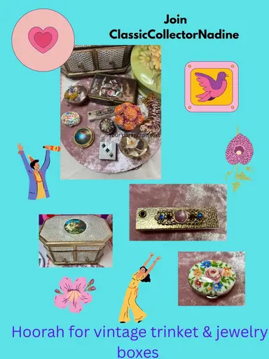 ClassicCollectorNadine It’s Trinket Box Heaven & Other Vtg Items