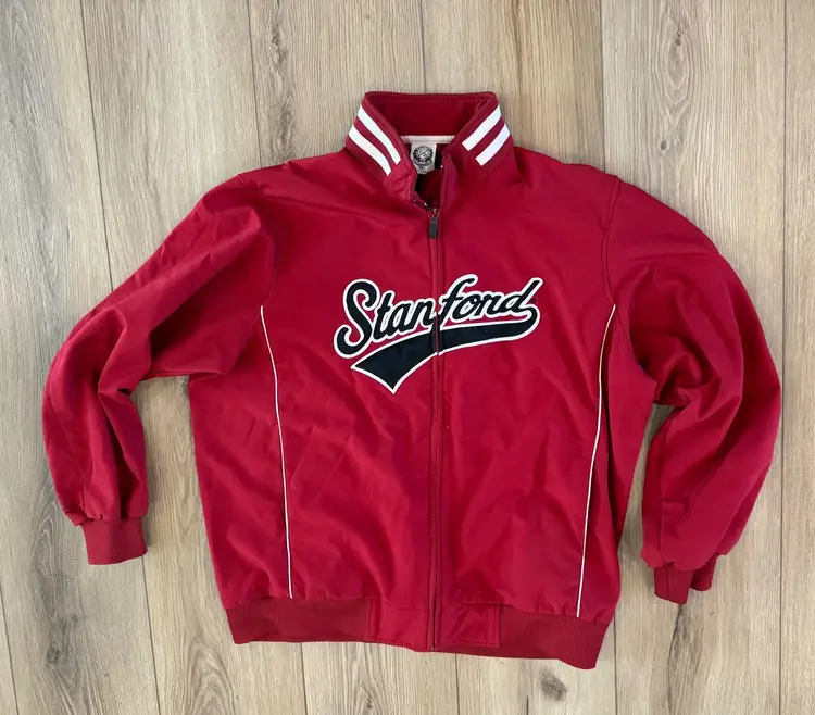 Vintage Men’s Stanford Full Zip Jacket Size XL Campus Drive Palo Alto Cardinals