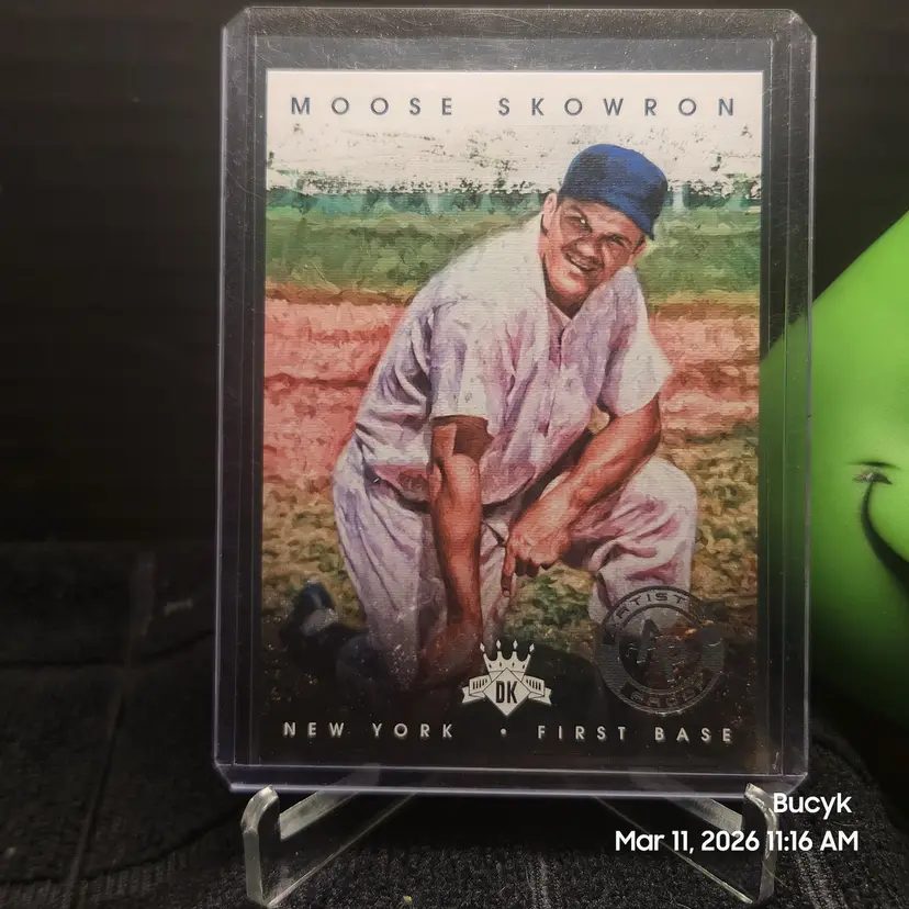 2016 Diamond Kings Artist's Proof Silver - Moose Skowron New York Yankees 18/25