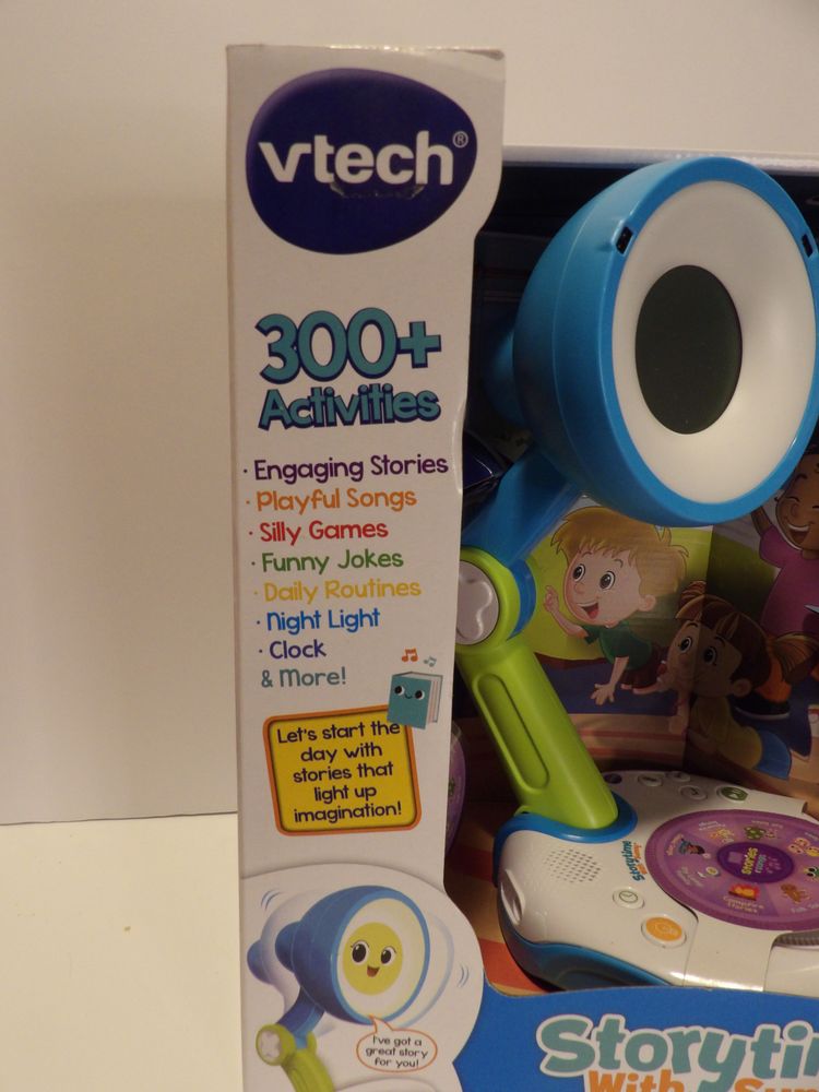 *+ VTech Storytime w/ Sunny Interactive Learning Toy w/ Stories & Fun Green Blue