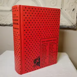 Culinary Arts Institute Encyclopedic Red Polka Dot Cookbook 1976 edition