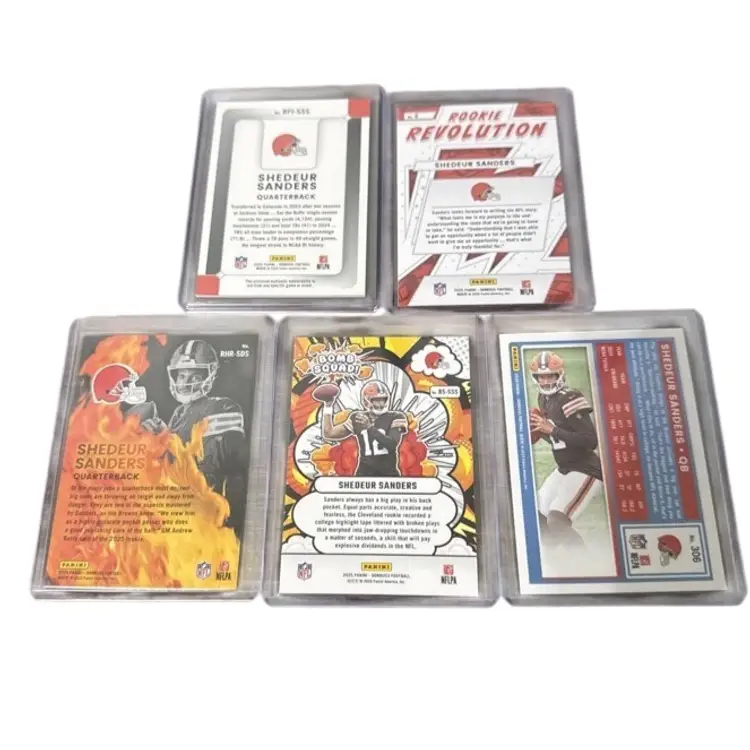 2025 Donruss Shedeur Sanders Rookie Relic/Revolution/Red Hot/Bomb Squad/Base! Cleveland Browns
