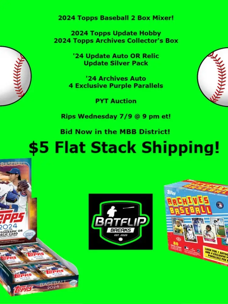2024 Topps Baseball 2 Box Mixer