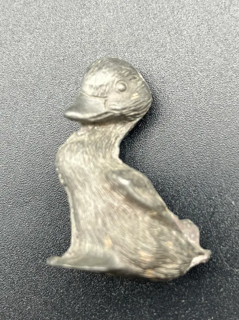 BIN - VTG Spoontiques Miniature Pewter Duck Duckling Mini P31 Baby Bird - 1.25”