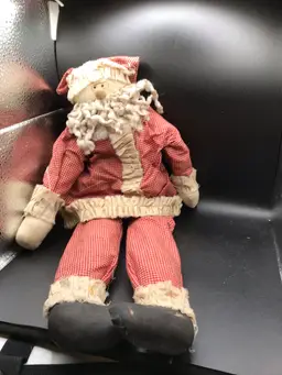 Handmade primitive farmhouse Santa