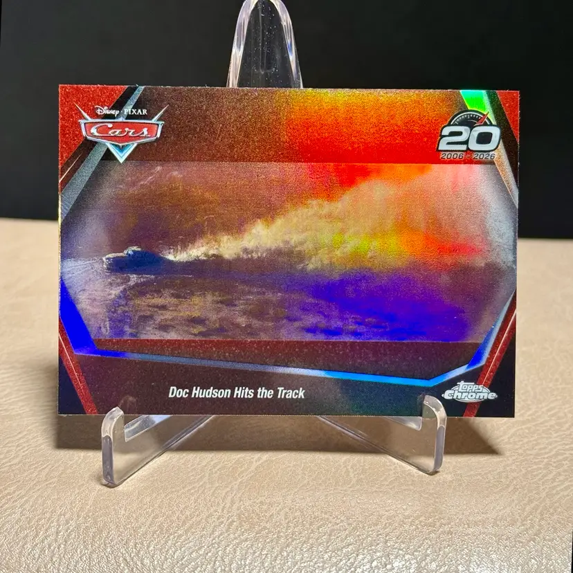 Doc Hudson 2026 Topps Chrome Disney #CRS-8 Doc Hudson Hits the Track Insert