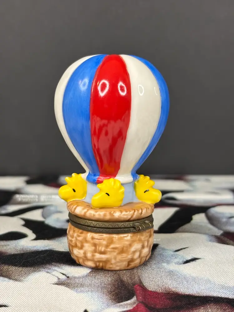 Woodstock Hot Air Balloon Trinket Box
