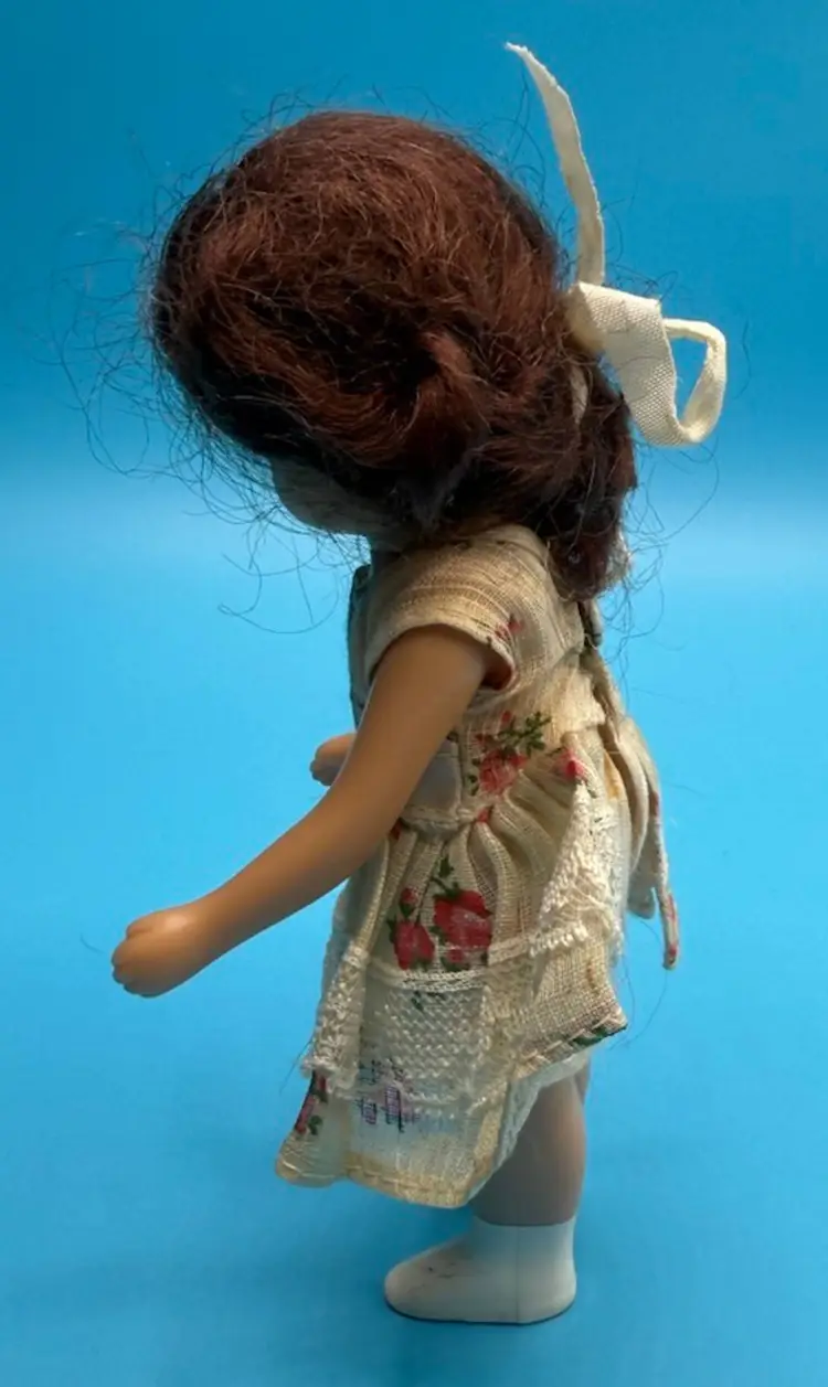 Nancy Ann Storybook Doll Plastic 1950’s Eyes Are Loose Perfect For Halloween Display