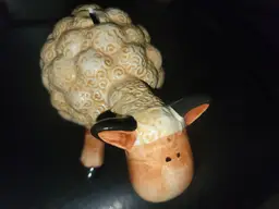 #01 - Ceramic Derpy Sheep Coin Bank