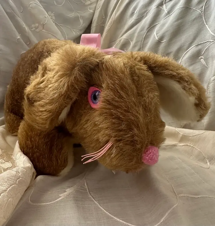 Knickerbocker Vintage Easter Bunny Vintage Excellent! Pink Cottontail