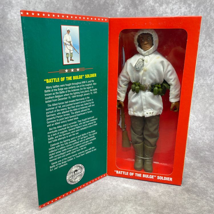 G.I. JOE Battle of The Bulge Soldier African American Limited Edition Hasbro 96