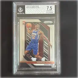 100% Succulent Junk Slab BCG 7.5 Deandre Ayton 2018–19 Prizm RC Phoenix Suns