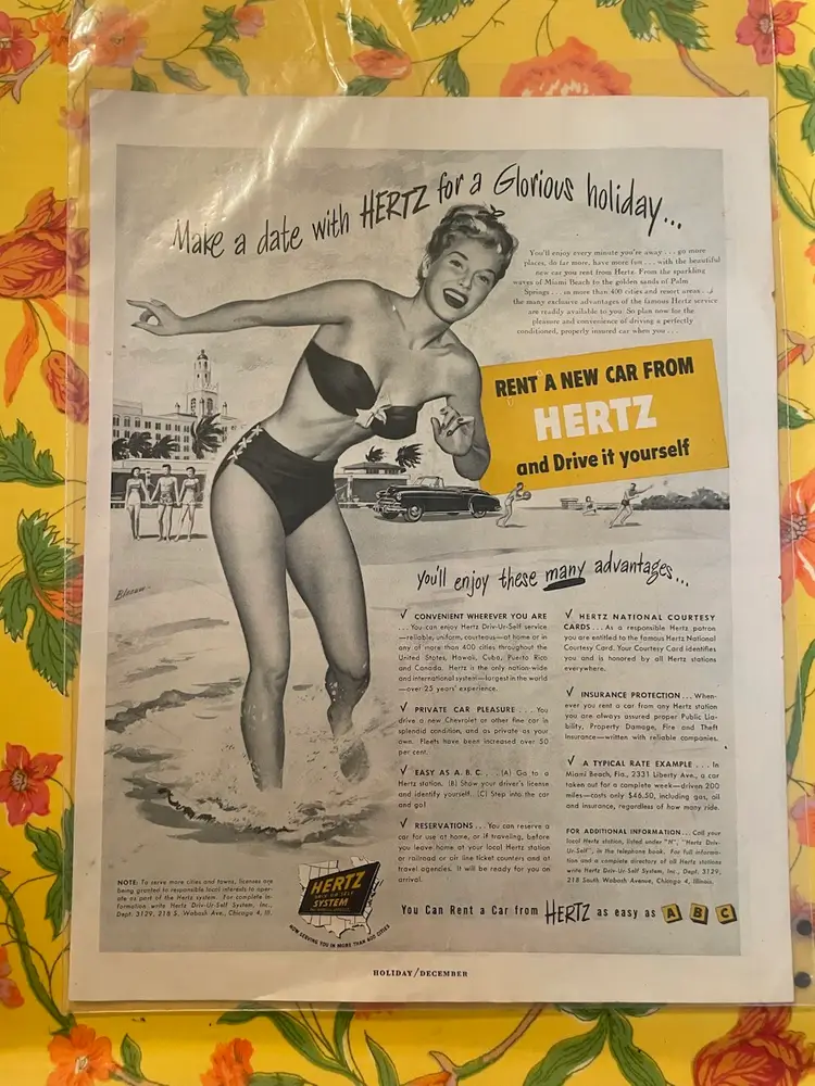 Mystery Lot Of Vintage Magazine Advertisements - 10 Pages