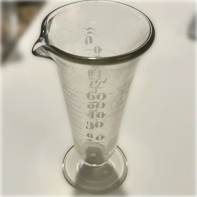 Antique Armstrong Cork Company Apothecary Beaker