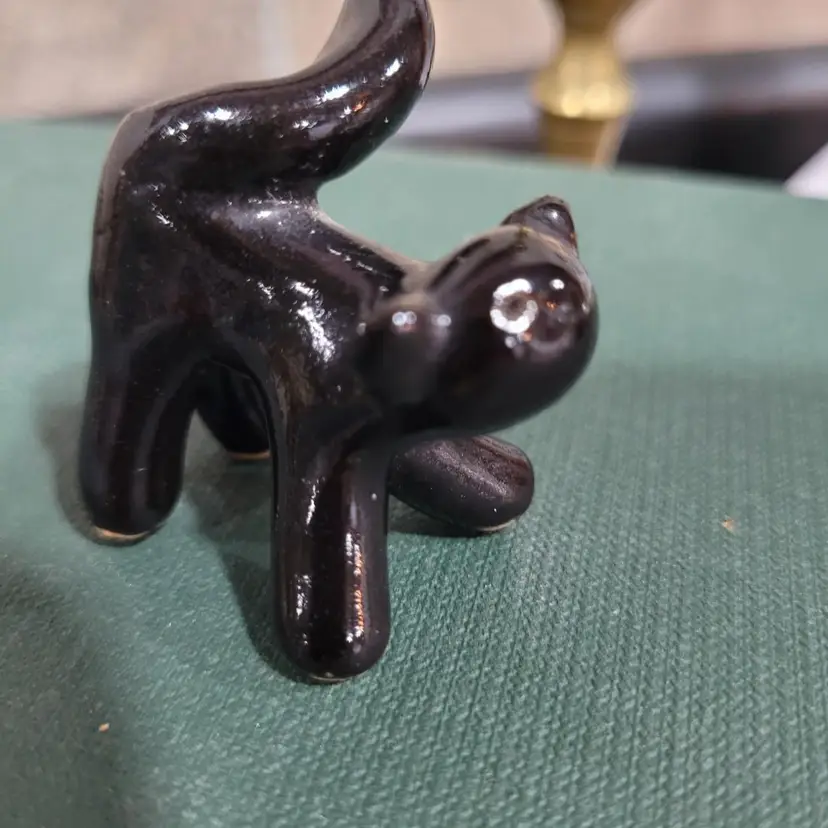 Miniature Redware Kitten