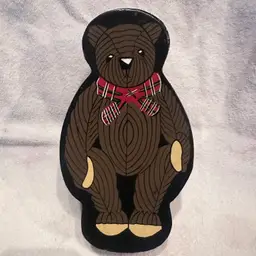 Vintage Haus Of Klaus Empty Teddy Bear Storage Box Trinket Box Vintage Decor 8”