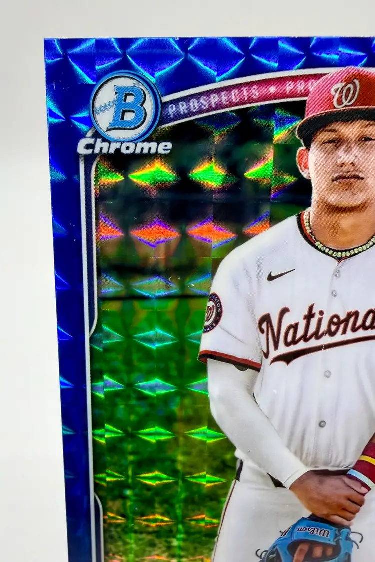 Brayan Cortesia 2025 Bowman Chrome 1st Blue Geometric Nationals /150