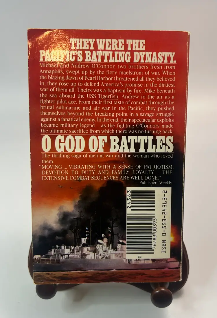 Vintage 'O God of Battles' Harry Homewood Paperback Book 1984 Bantam
