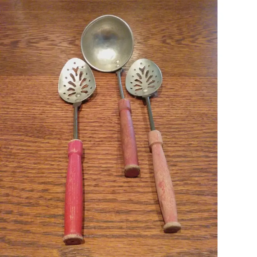 3 Child's Kitchen Toy Utensils