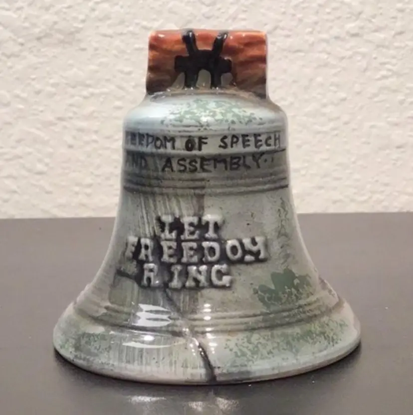 Vintage Enesco Liberty Bell Figurine