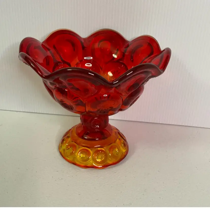 L E Smith Moon And Stars Compote