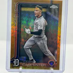 Kerry Carpenter 2025 Logofractor Gold /50 Detroit Tigers
