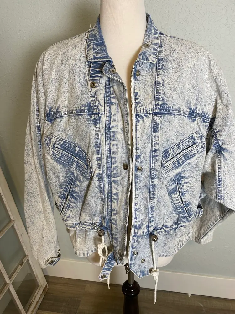 1980’s Acid Washed Andy John’s Jean Jacket