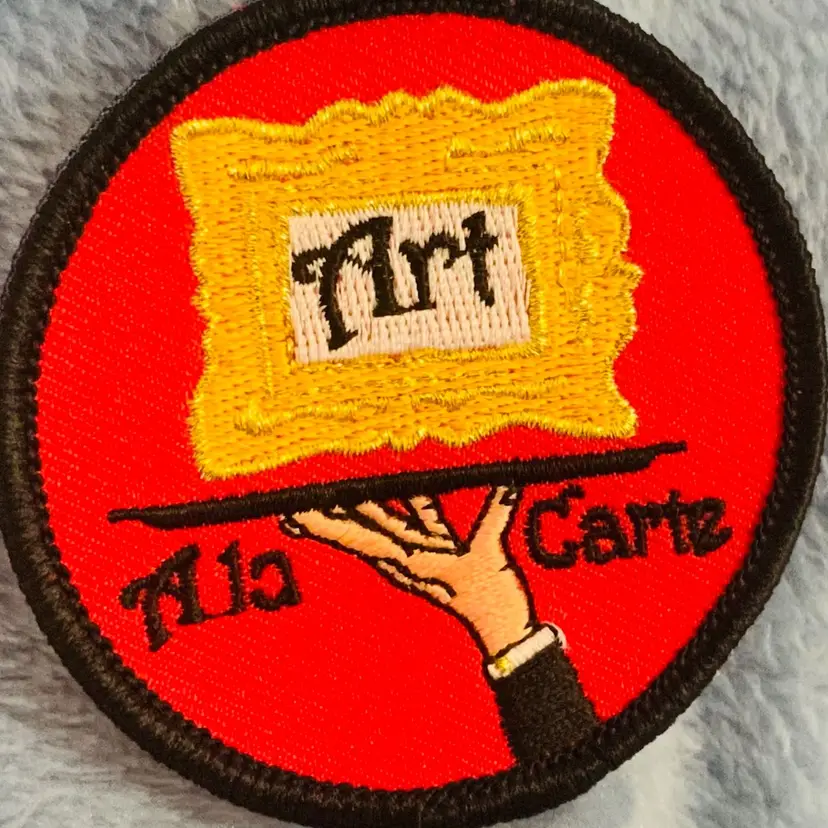 Vintage Scouting Fun Patch: Art Aka Carte
