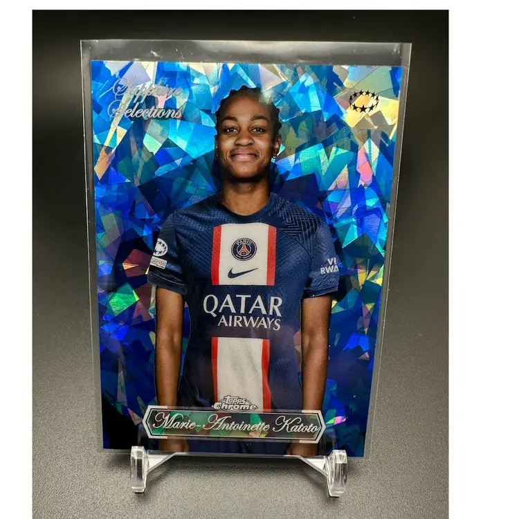2022-23 Topps Chrome Sapphire Selections Marie-Antoinette Katoto