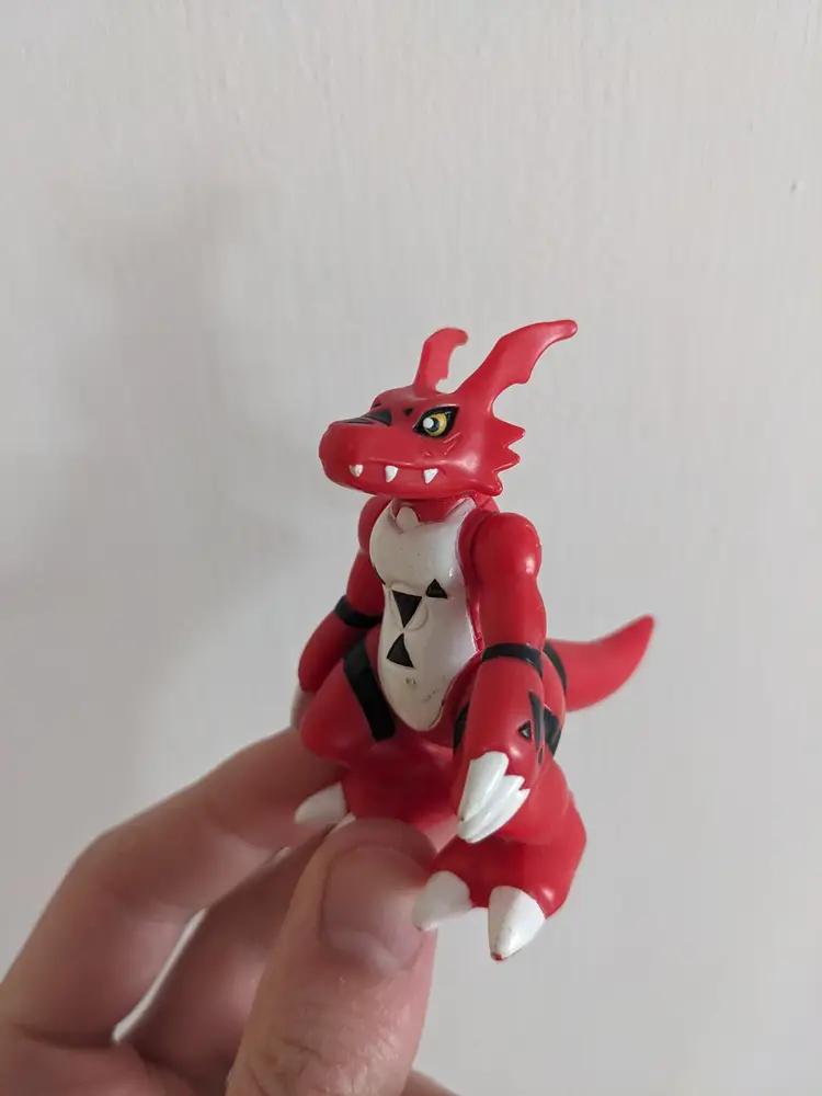 Digimon Guilmon Action Figure feature