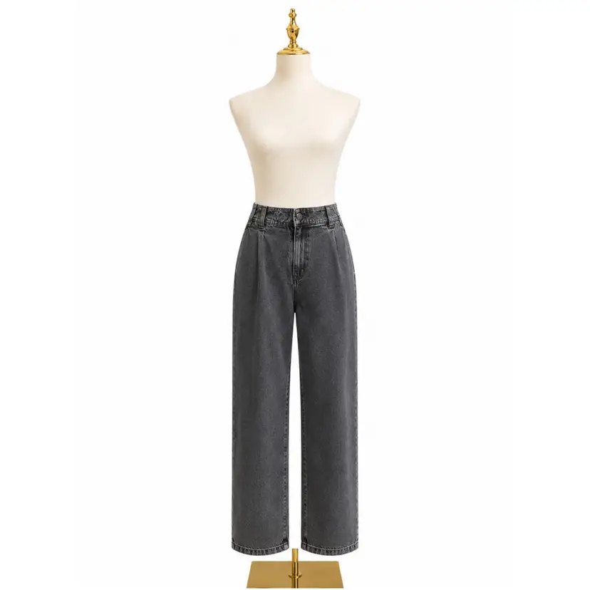 Brunello Cucinelli Black Washed Denim Jeans Sz 12
