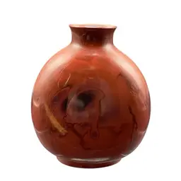 Snuff Bottle Carnelian Agate Natural Stone Vintage AS IS