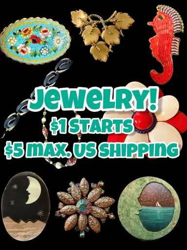 Jewelry!  $1 Starts - $5 Max. US Shipping 