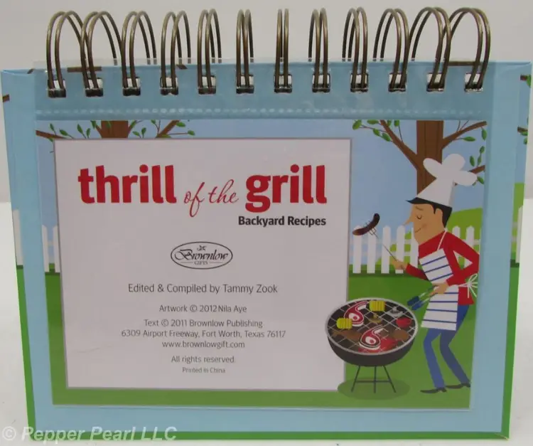 Thrill of the Grill Backyard Recipes Book 638