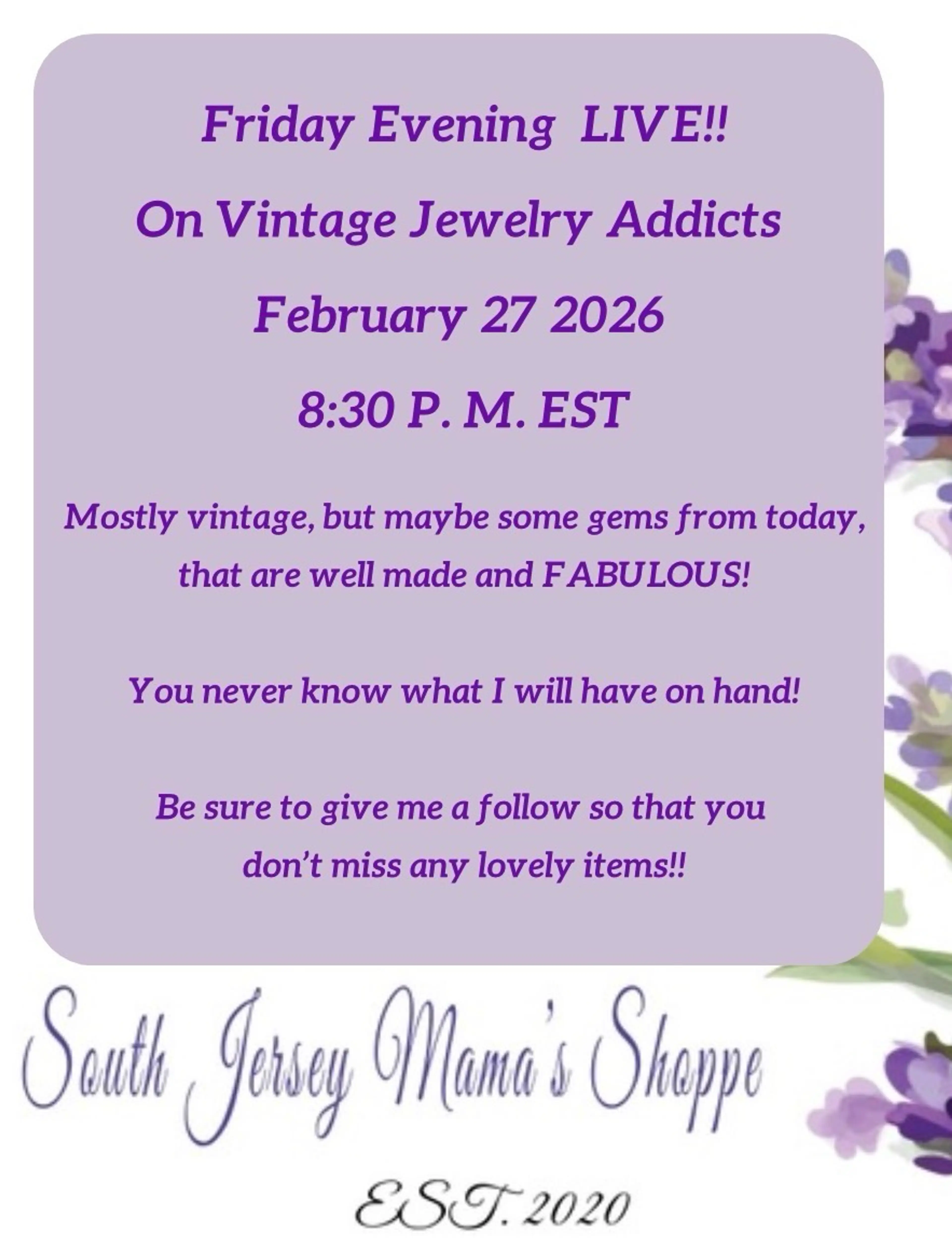 Friday Evening LIVE On VJA