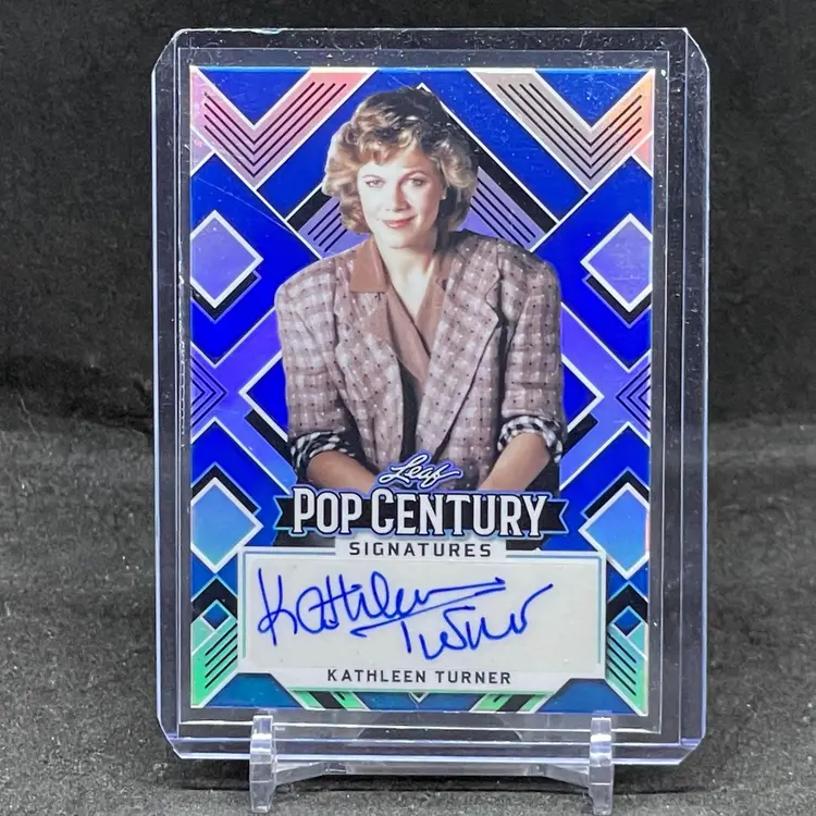 Kathleen Turner Leaf Pop Century Signatures Autograph Card - Romancing the Stone