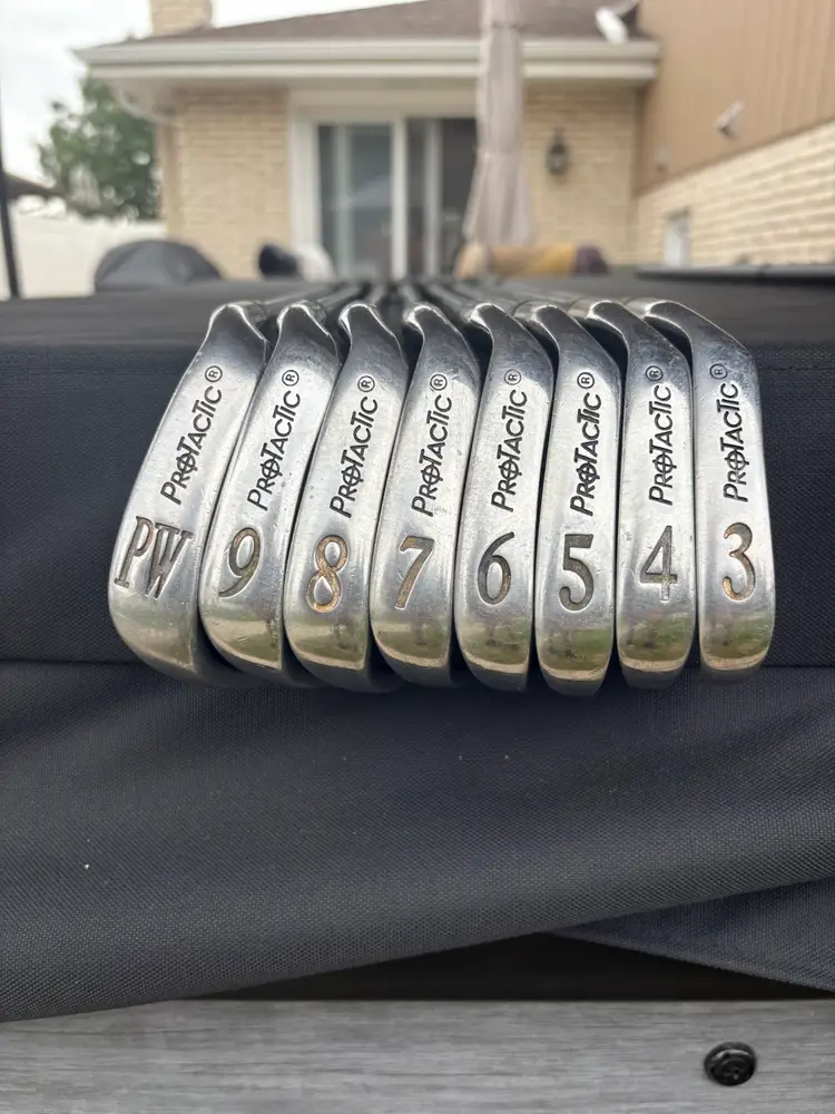 ProTactic PPT Oversize Irons 3-PW (8 Clubs) – Regular Flex Steel – Great Set