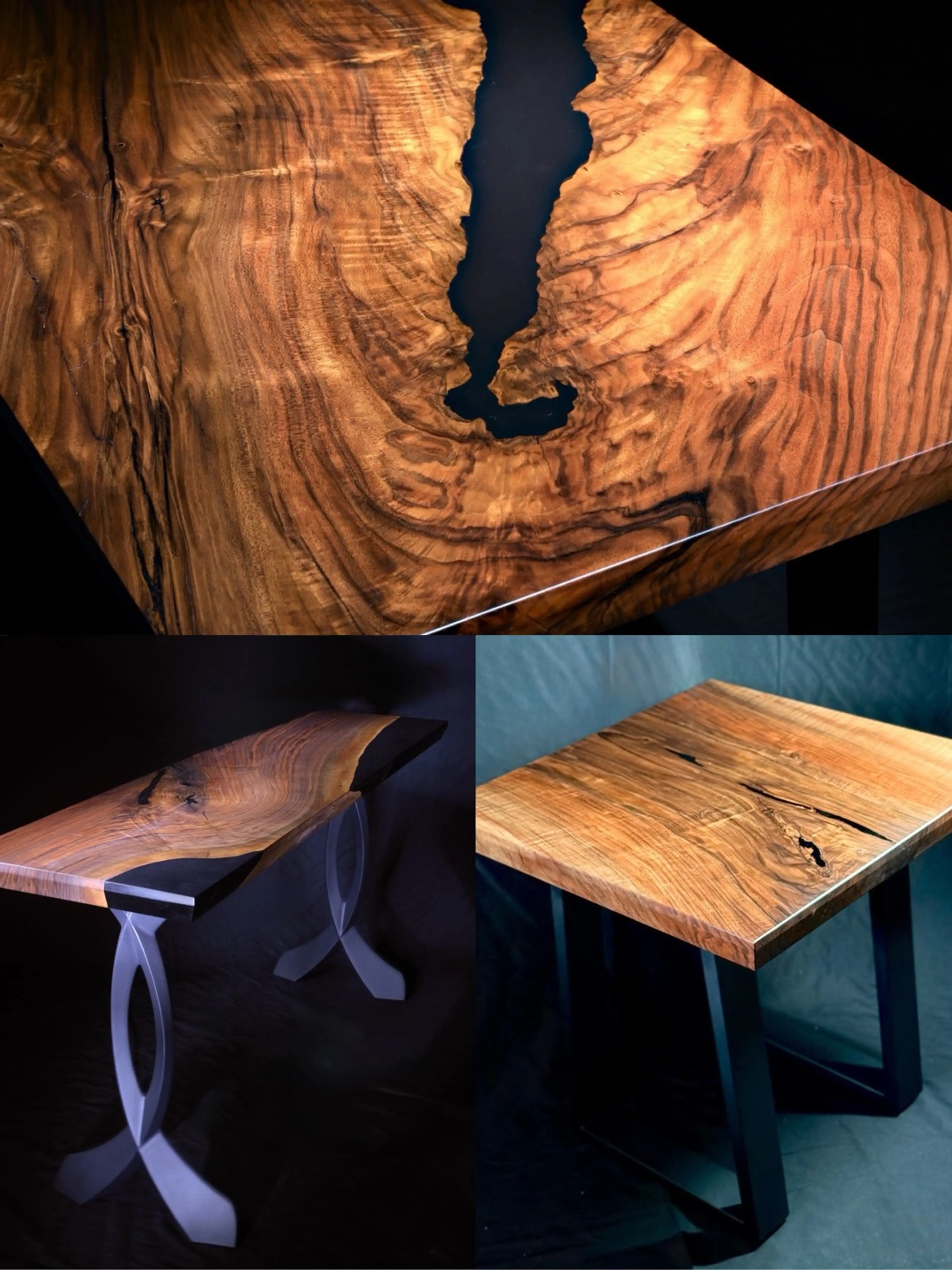 Bastogne Walnut tables 