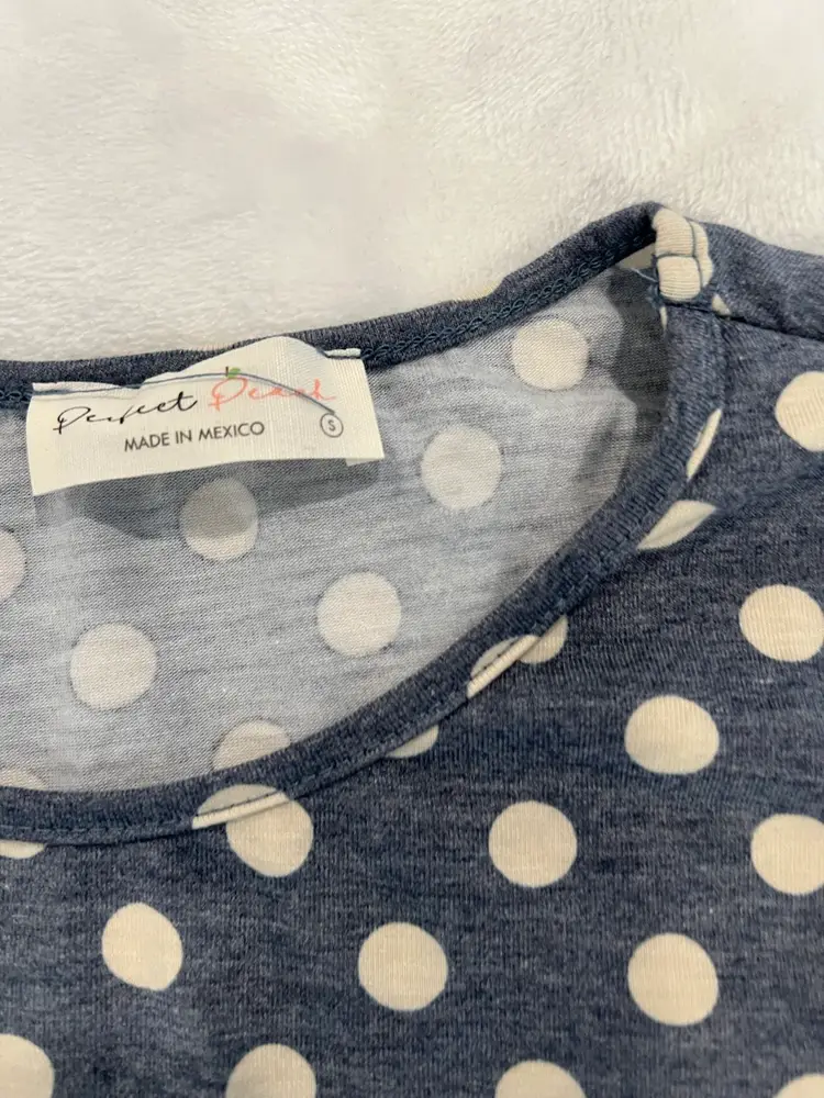 Polka Dot Long Sleeve Dress