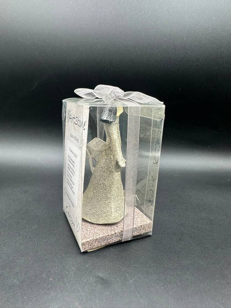 ArtStone by Carson Angel Figurine With UV Glow In The Dark Sphere, NIB