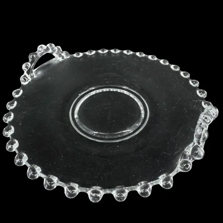 Clear Glass Candlewick Bon Bon Dish