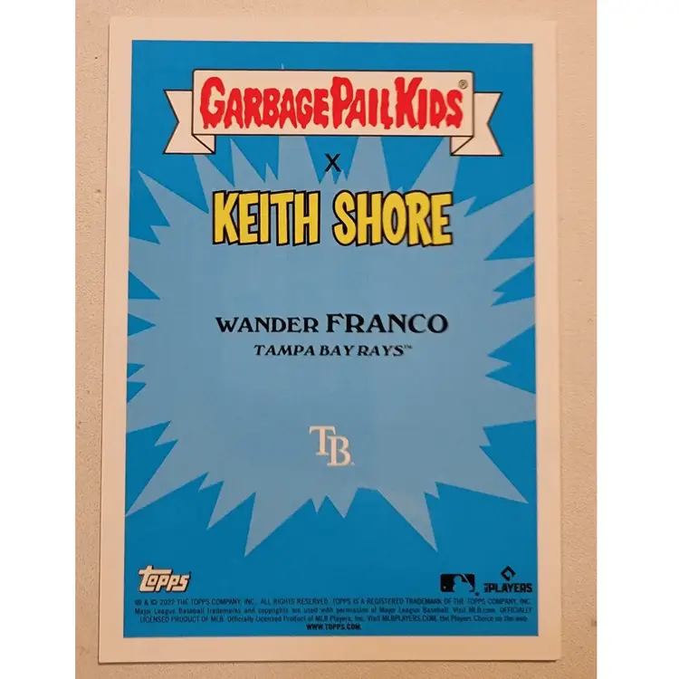 2022 Topps GPK MLB Keith Shore Wander Franco Gold Lava Superfractor Card #'d 1/1