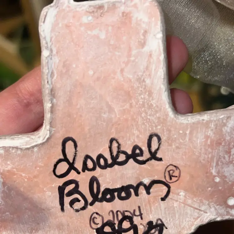 Isabel Bloom Stone Cross 2004 USA Signed 6”