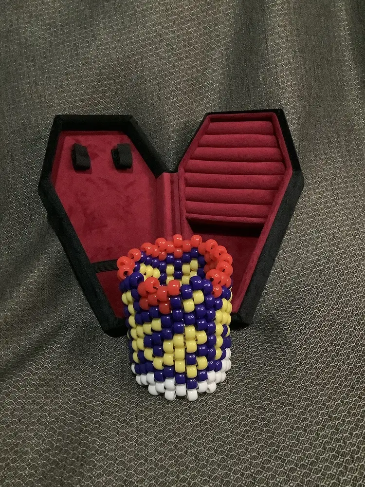 Pokémon inspired kandi cuff
