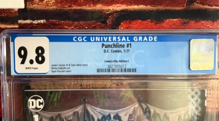 Punchline #1 9.8 CGC white pages