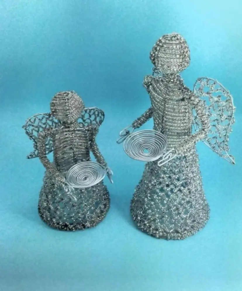 Bead Angel, Tea Light Holders