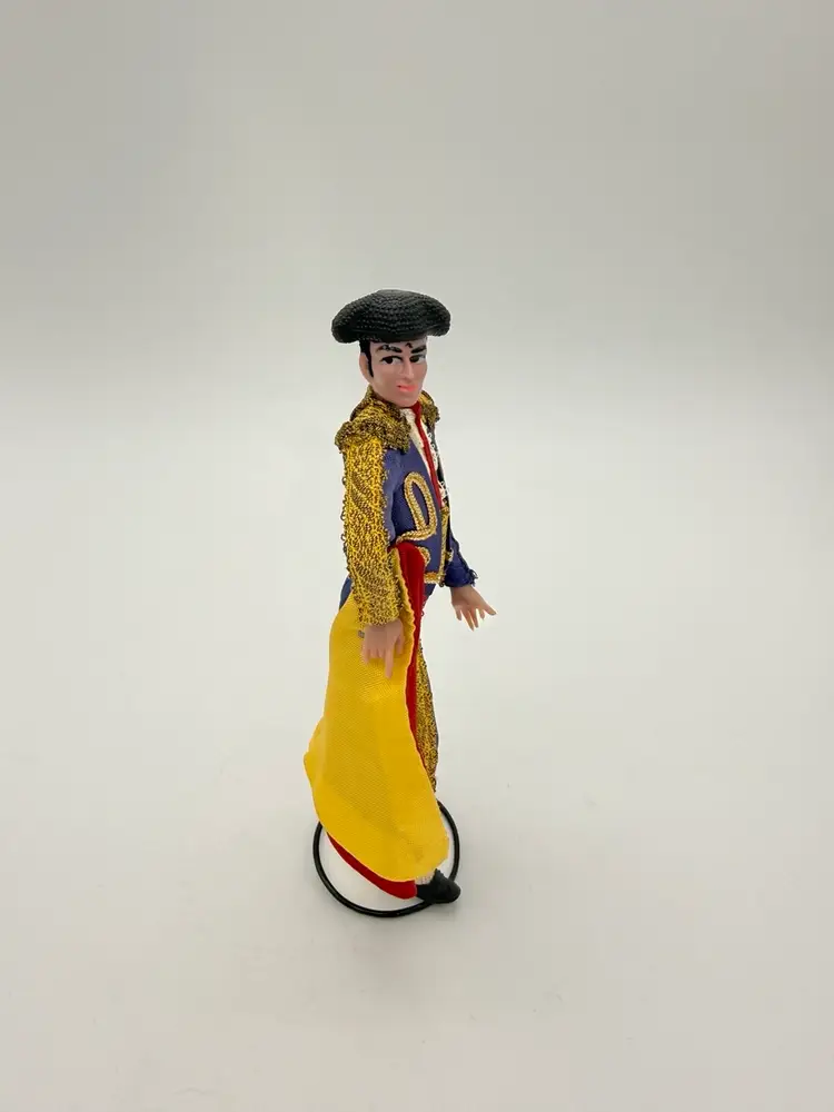 Vintage 1960’s Souvenir Marin Chiclana Spanish Doll Matador Bull Fighter Spain