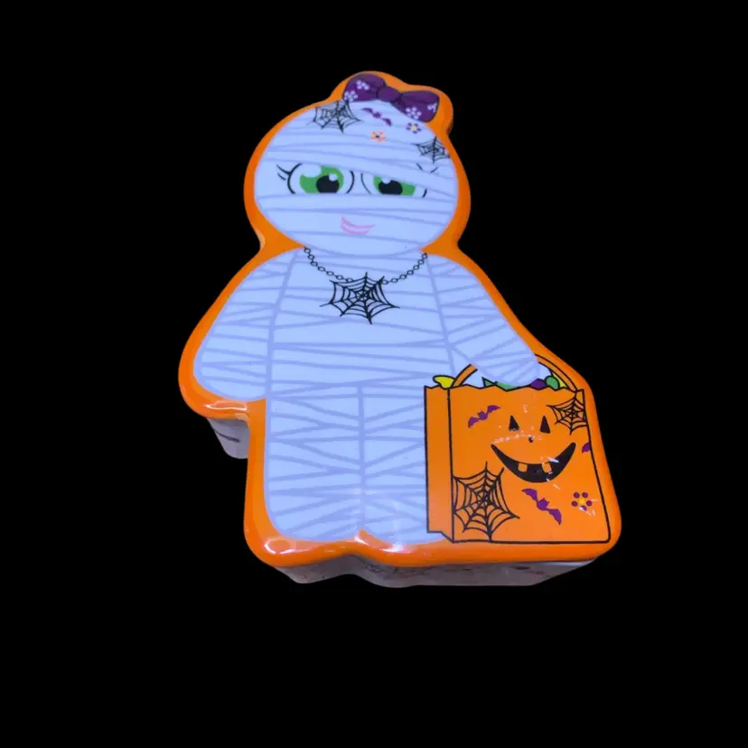 55. Temptations* Whimsical Boofetti Halloween 🎃 Ceramic 2 Piece Mummy Set