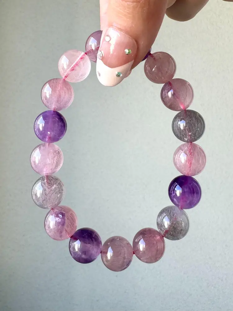 Premium Quality Super Seven Crystal Bracelet 11.5mm